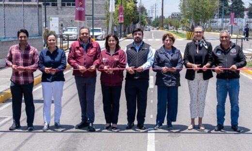 Delfina Gómez y Ricardo Moreno consolidan transformación vial para la zona industrial de Toluca