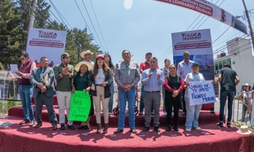 Entrega Ricardo Moreno renovación de Av. Lombardo Toledano